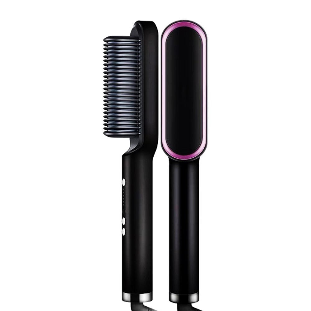 Mini Hair Straightener Brush Comb Customized Styling Tools